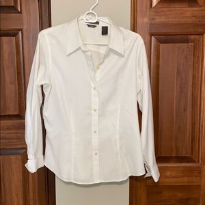 Ladies white Liz Claiborne blouse - size 10